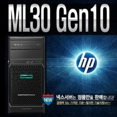 ML30 Gen10 (E-2224 3.4GHz 4C / 64G / 1TB X 2) HP Server