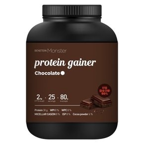 몬스터 프로틴 게이너 초코맛 2kg