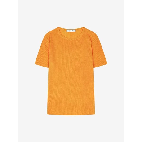 라운드 골지 반팔 니트 풀오버 (VMUCD2963)