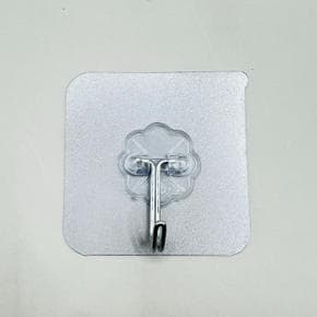 무타공 부착 투명 후크 벽걸이행거 (S14395682)