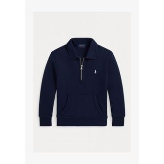 폴로 랄프 로렌 키즈 폴로 랄프로렌 플리스 후리스 QUARTER-ZIP PULLOVER - 스웨트셔츠 크루넥 맨투맨 - refined