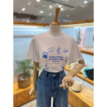 레코브 베이커리 반팔티셔츠(LC31E8ST521X)