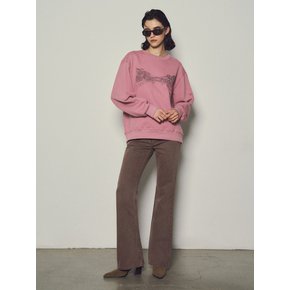 Florence Ponte Vecchio Archive Sweatshirt_CTT340(Dusty pink)