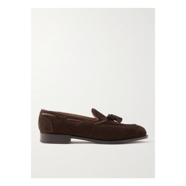 벨그라비아 태슬 가죽 트리밍 스웨이드 로퍼 1647597351318352