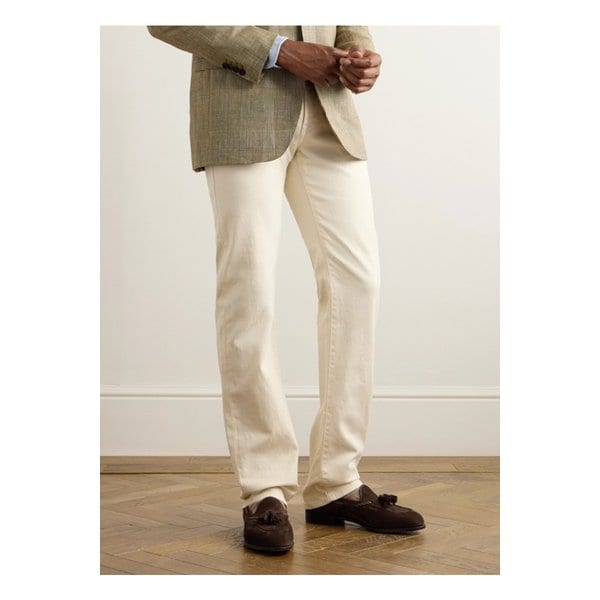 벨그라비아 태슬 가죽 트리밍 스웨이드 로퍼 1647597351318352