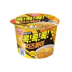 오뚜기 콕콕콕 4종 치즈볶이 스파게티 라면볶이 마요짜장볶이 큰컵라면 120g 12개