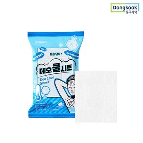 마데카 몸을 닦자 데오 쿨시트 15매 1개 / 땀티슈 쿨링티슈 쿨링시트