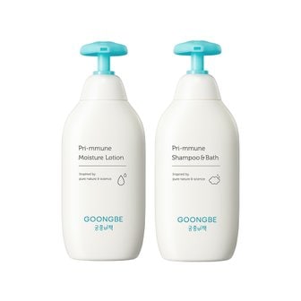 궁중비책 프리뮨 샴푸&바스 350ml + 프리뮨 모이스처 로션 350ml