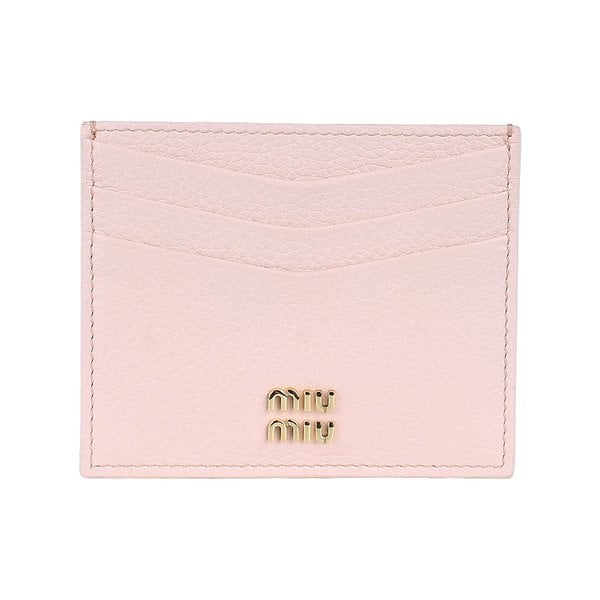 [시흥점] 25FW 로고 레더 카드지갑 (5MC002 ADT7 F0LOZ)