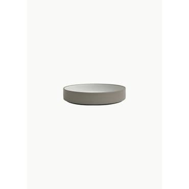 샵아모멘토 하사미포슬레인 25PF  HAW109 - Shallow Bowl 185mm, Ash White