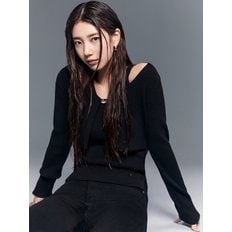 [SUZY] 나시세트 스웨터 가디건 YO4S1653