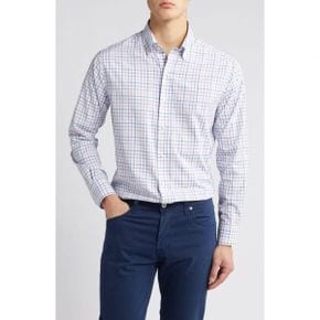 5017318 Peter Millar Crown Crafted Kimball Check Performance Button-Down Shirt