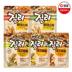 질러 대구껍질30g/황태스틱25g 5종 3+3개 골라담기[33911936]