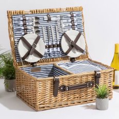 프로비던스 우븐 피크닉바구니 4인용 POTTERY BARN PROVIDENCE WOVEN PICNIC BASKET