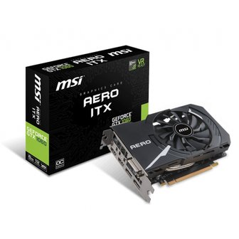  MSI 쇼트 기반 채용 그래픽 카드 GEFORCE GTX 1060 AERO ITX 6G OC