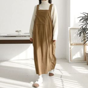 골덴 멜빵 롱 원피스 빅사이즈 코듀로이 만삭 임부복 55 99 La718_P379036338