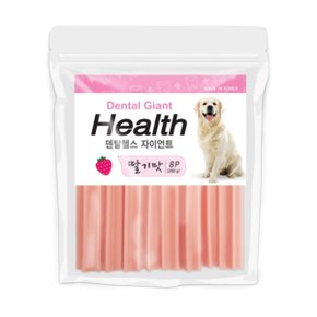 덴탈헬스플러스 자이언트 딸기맛 8개입 260g 개껌