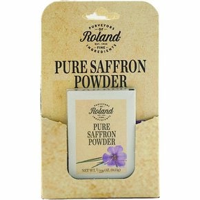 롤랜드푸드 퓨어 사프란 사프론 파우더 향신료 Roland Foods Pure Saffron Powder 0.13g 2개