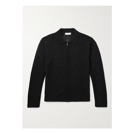 AMOMENTO(아모멘토) 아모멘토 크로셰 집업 가디건 블랙 1647597356882007