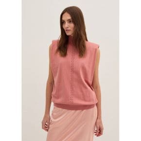 4641523 Stefanel BOXY-FIT SLEEVELESS - Top pink