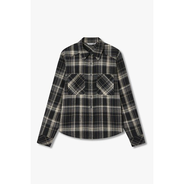 체크 패턴 스탠다드 셔츠 7125460700199