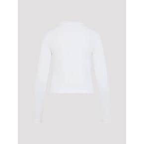 25FW 자크뮈스 그로고랭 로고 긴팔 티셔츠 TSW00155AJ00124100 White