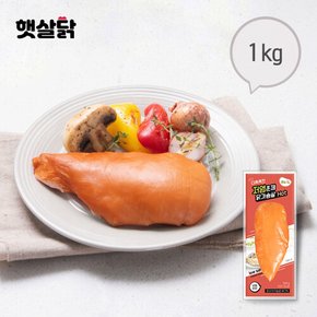 더 촉촉한 저염훈제 닭가슴살 HOT 1kg(100gX10팩)