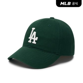 MLB [코리아공식]N-COVER 언스트럭쳐 볼캡 LA (Green)