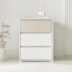 뮤트 600 3단 서랍장 투톤