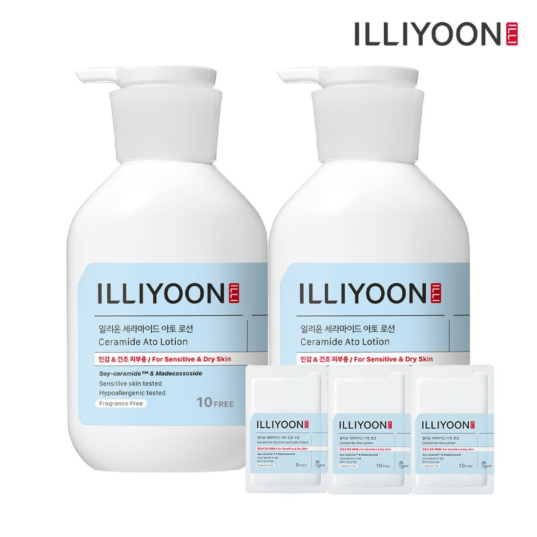 Ssg Only] 일리윤 세라마이드 아토 로션 350Ml 2개 +추가증정, 신세계몰