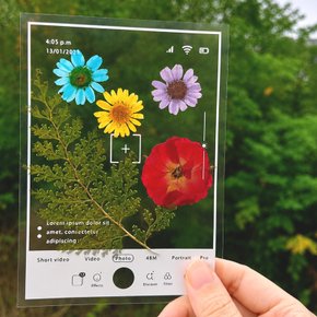 DIY 책갈피 만들기 압화꽃 인스타 스타일 프레임 북마크 제작 투명 북클립 재료 책 굿즈