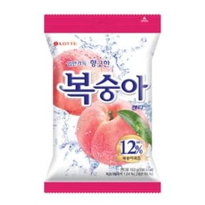 롯데 복숭아캔디 2500 153g 1개 X ( 3세트 )