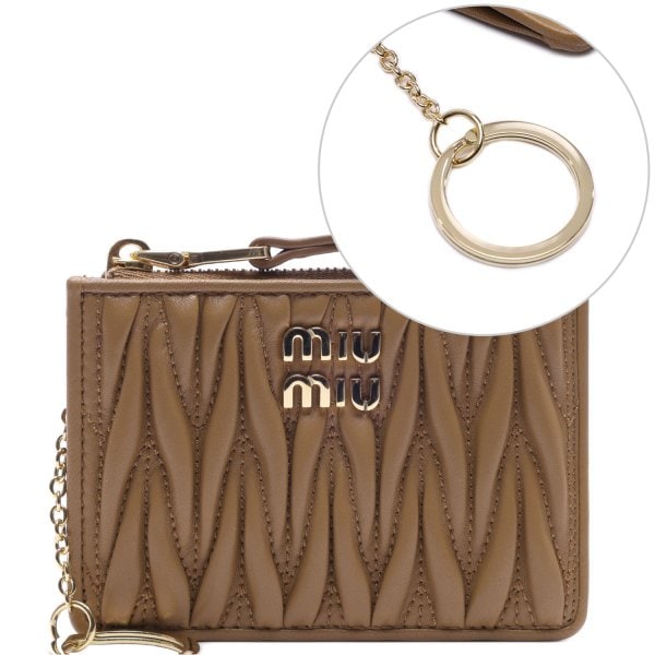 [부산점] 26SS 여성 마테라쎄 키링 지퍼 카드지갑 (5MC093 AFPP F098L 26S)