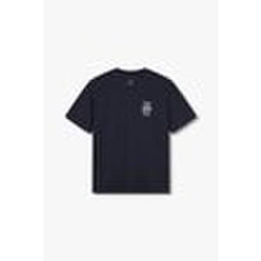 ARMANI EXCHANGE AX 남성 넘버 로고 자수 크루넥 티셔츠-네이비(A414130030)