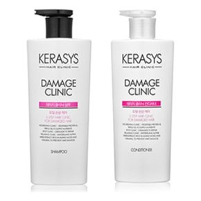 케라시스 데미지 clinic 샴푸 + 컨디셔너 각 600ml (W822C3C)