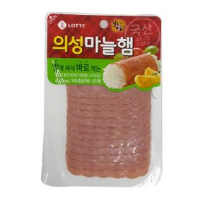 롯데햄 의성 마늘햄 60G X ( 2매입 )