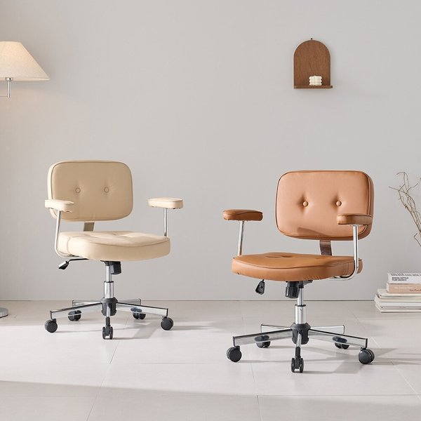 동서가구 누보 레트로 가죽 사무용 의자 DF926177