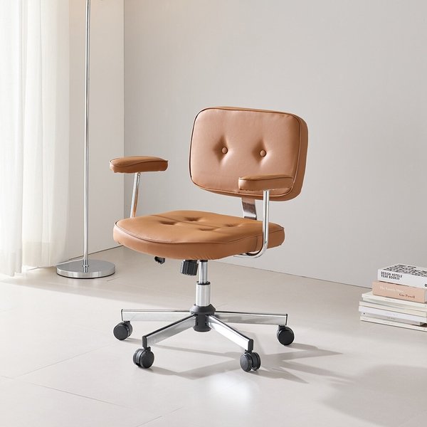 동서가구 누보 레트로 가죽 사무용 의자 DF926177