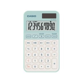 휴대용 미니 계산기 휴대용 케이스 포함 SL-310YC 라이트그린 10단 5가지 컬러