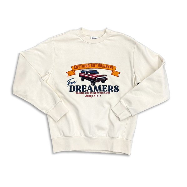 [여주점] 지프 기모 부클 아플리케 체로키 맨투맨 JO4TSU859