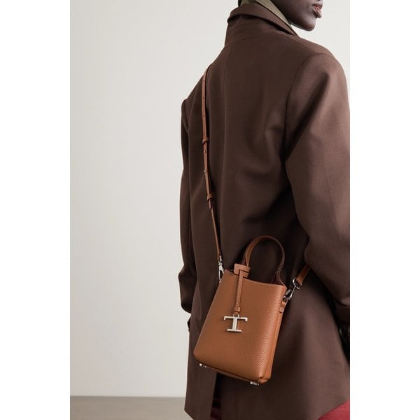 마이크로 텍스처 가죽 숄더백 46376663162951725