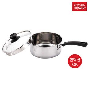 스텐 면냄비 NY-3325/편수18cm/국수냄비