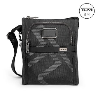 TUMI [TUMI KOREA] 알파 포켓 백 스몰 크로스백 리플렉티브 투미 자카드_02203110RTJ3