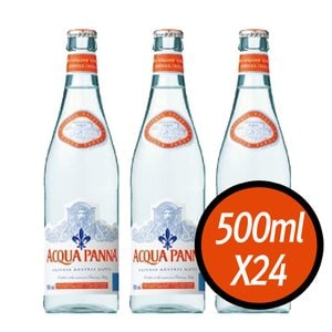 아쿠아파나 Aqua Panna 500mlX24(Glass)