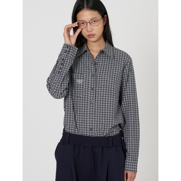 Ramble cotton check shirt - Grey