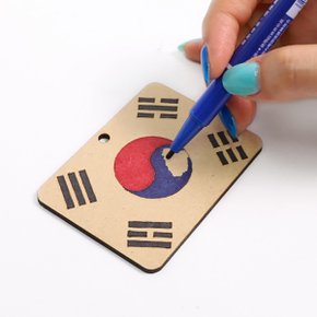 팬시우드 태극기 만들기 5개입 만들기 나라사랑 삼일절 광복절 호국보훈의날