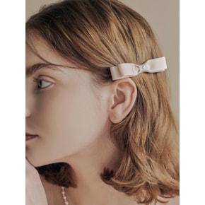 ellie ribbon hairpin_beige