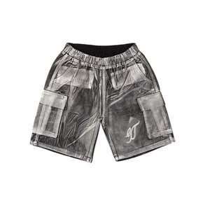 Silver Shorts Black