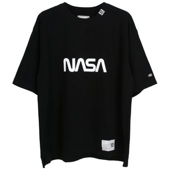 미하라야스히로 24SS 블랙 NASA 프린트 티셔츠 A12TS662 BLACK