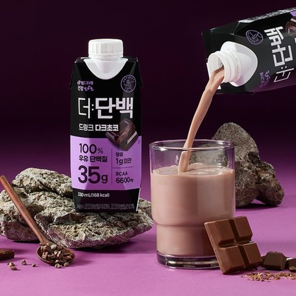 더단백 드링크 다크초코 330ml 24팩